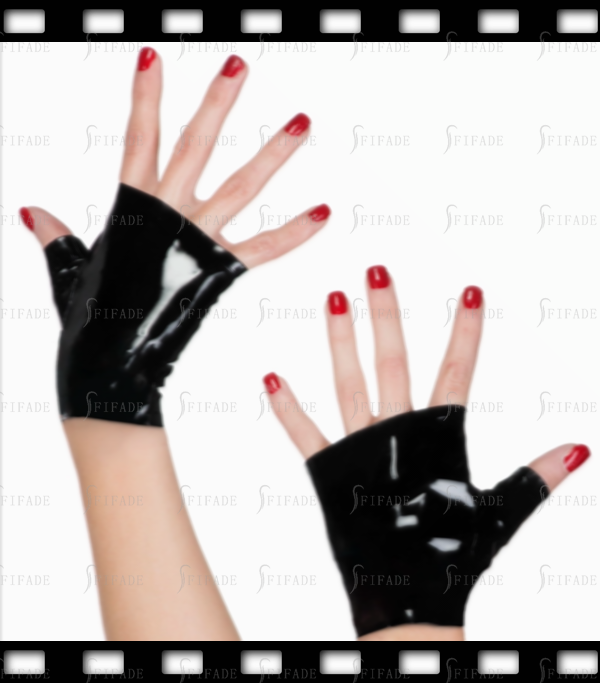 Latex Short Gloves Classic Mittens Unisex Customized 0.4mm