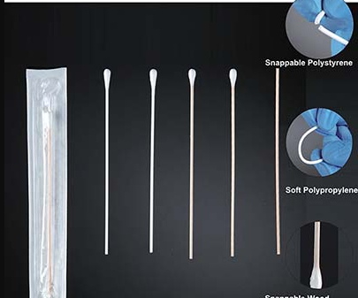 Transport swab, with medium