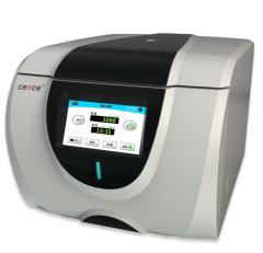 This high-speed desktop centrifuge