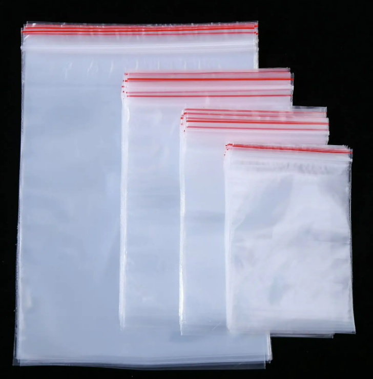 Self-sealing sterilization pouch.