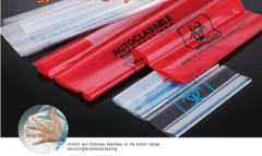 Autoclave Bags, Pouches, Biohazard Waste Bags, Biohazard Garbage, Waste Disposal Bag
