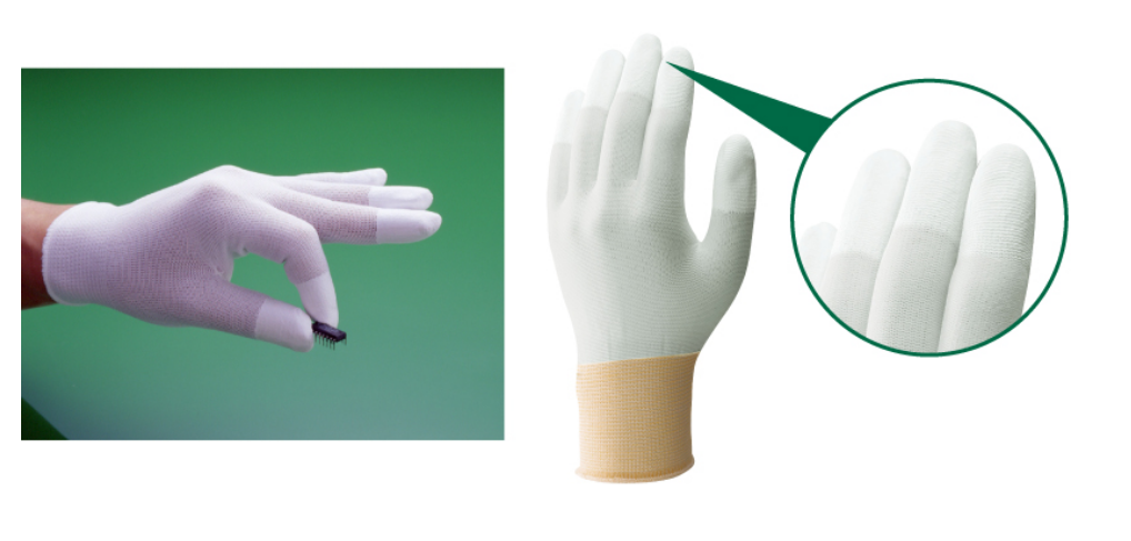 Extractable latex gloves