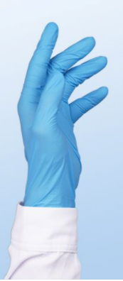 Extractable latex gloves