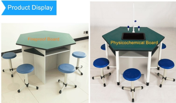 School Furniture Science Laboratory Bench& Aluminum Alloy Wood Biology Lab Table