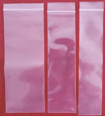 Self-sealing sterilization pouch.