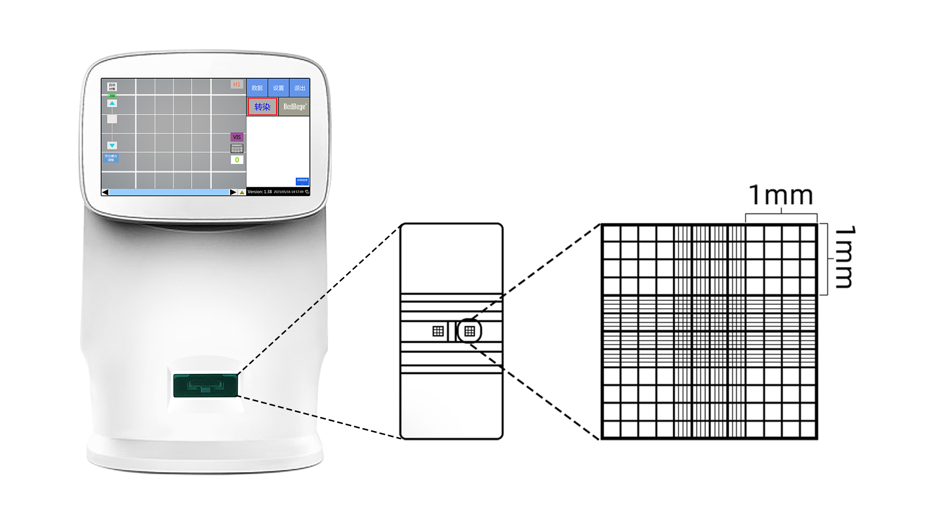 Fully automatic fluorescence cell analyzer