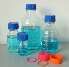 Blue CapGlass Bottle