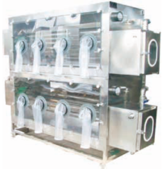 Double Layers Feeding Isolator