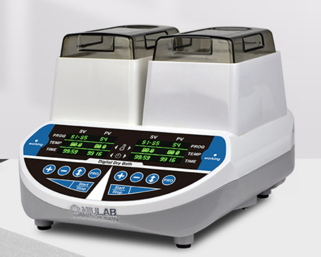 Dual Control Dry Bath Incubator