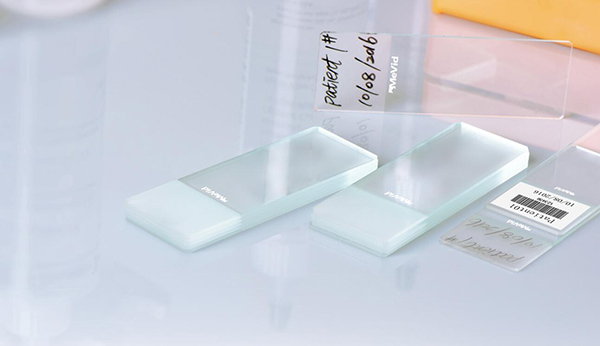 SinFrost Microscope Slide features 20mm length frosted area at one end, resistant to all the general lab chemicals and stains
