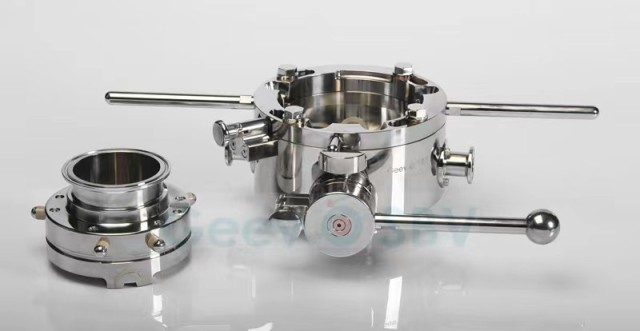 Pharmaceutical inductry Sterile material containment transfer ab valve