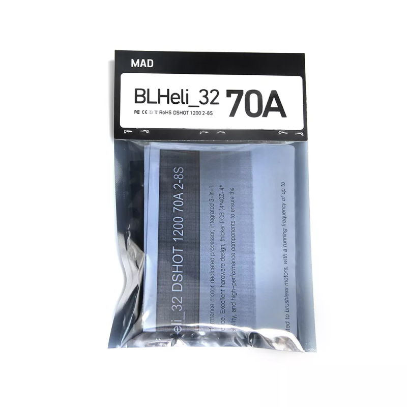BLHeli_32 DSHOT 1200 70A 2-8S ESC Regulator support DShot150-1200/MultiShot/OneShot/PWM for brushless motor of FPV drones quadcopter octocopter multirotor