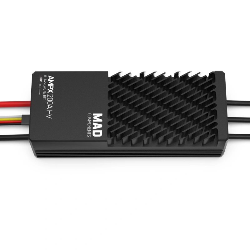 200A 8-14S FOC ESC Regulator for the professional drone, multirotor turned drone arm set Powertrain