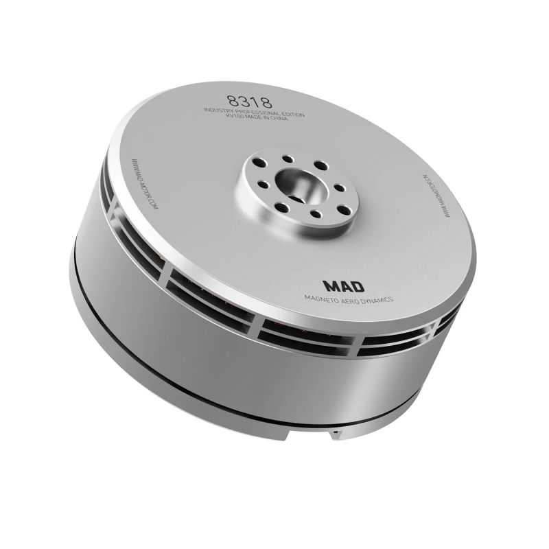 MAD 8318 IPE SILVER brushless drone motor for the heavey hexacopter octocopter firefighting drone , tethered drone, agricultrure drone, farming drone