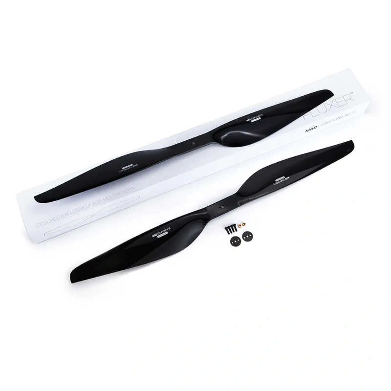 FLUXER Glossy 22x7.2" inch carbon fiber for large and heavy delivery drone multirotor