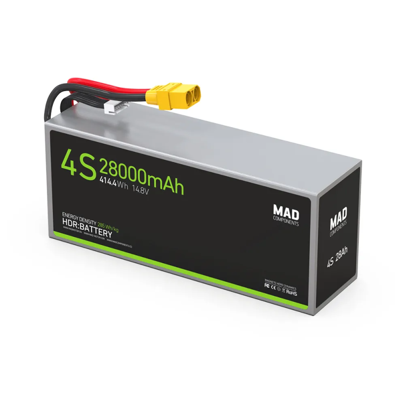4S 28Ah High Power Density Light Weight Drone Solid State Lithium Battery