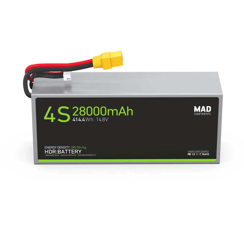 4S 28Ah High Power Density Light Weight Drone Solid State Lithium Battery