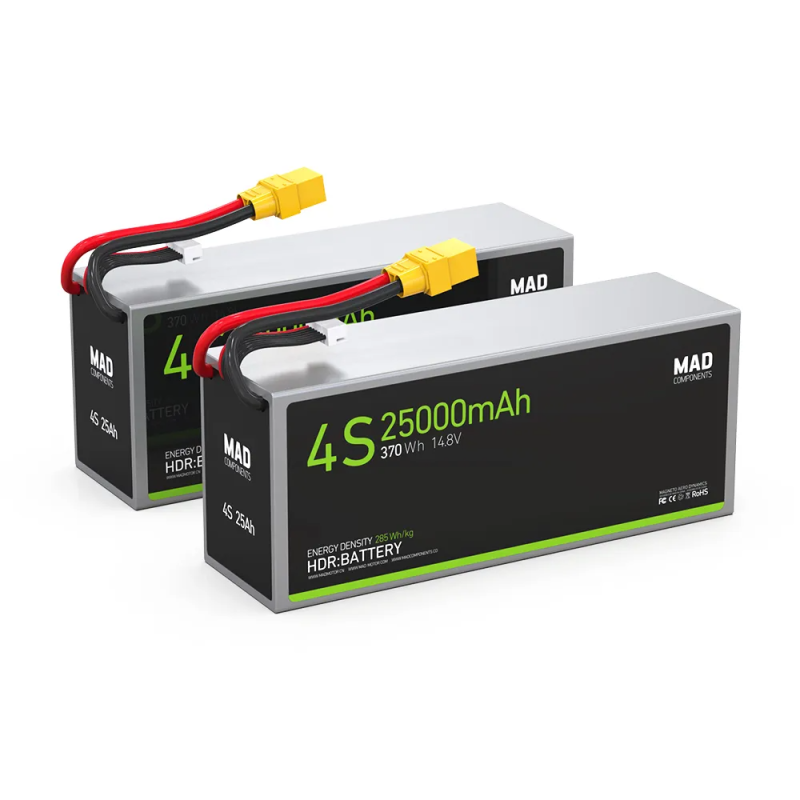 4S 25Ah High Power Density Light Weight Drone Solid State Lithium Battery