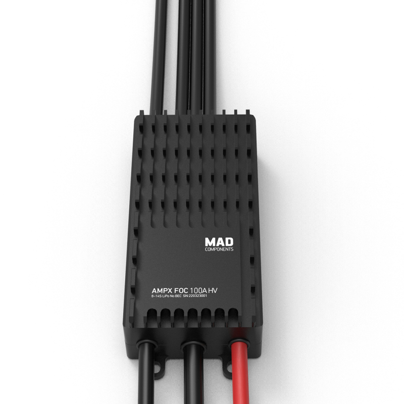 100A 8-14S FOC ESC Regulator for the professional drone, multirotor turned drone arm set Powertrain