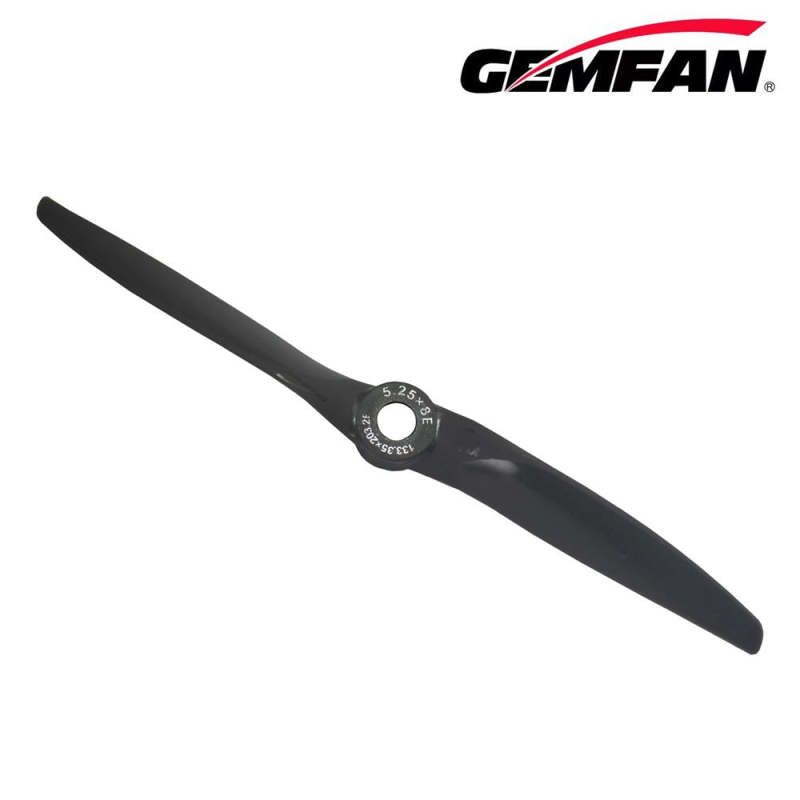 Gemfan 5.25x8 VORTEX Electric Glass Fiber Nylon Airplane/Wing/Drone Prop (2 Pcs)  - Choose Rotation