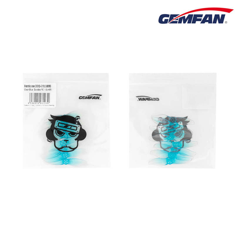 Gemfan Hurricane 2015-2 PC 1.5mm shaft Durable 2-Blade Prop 4CW+4CCW - Choose Color