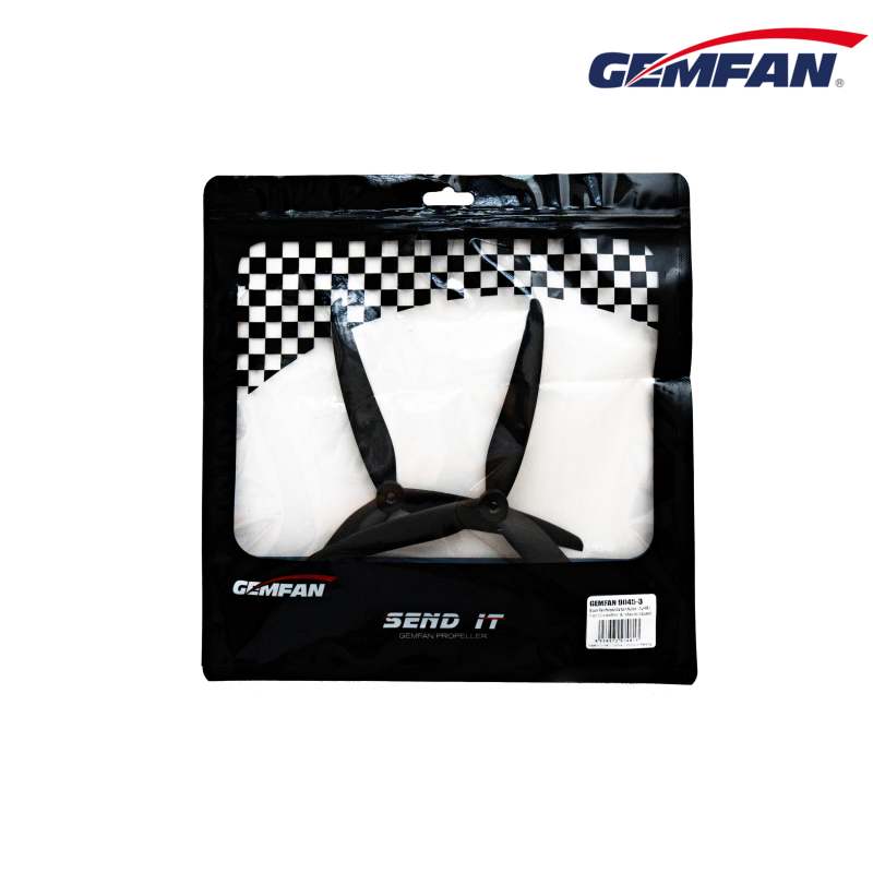 Gemfan 9045-3 9" Glass Fiber Nylon Tri-Blade Cinelifter & Macro Quad Propellers (1CW+1CCW)