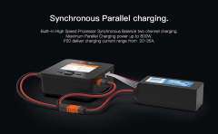 P20 Lipo Charger,DC 500WX2 20A Smart Charger for LiFe, LiIon, LiPo(1-8S)/LiHv(1-70S)/Pb(1-12S); NiMH/Cd(1-16S) Batteries