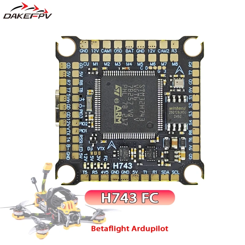 MAD H743 FC Flight Stack STM32H743 Support Betaflight Ardupilot Stack ...
