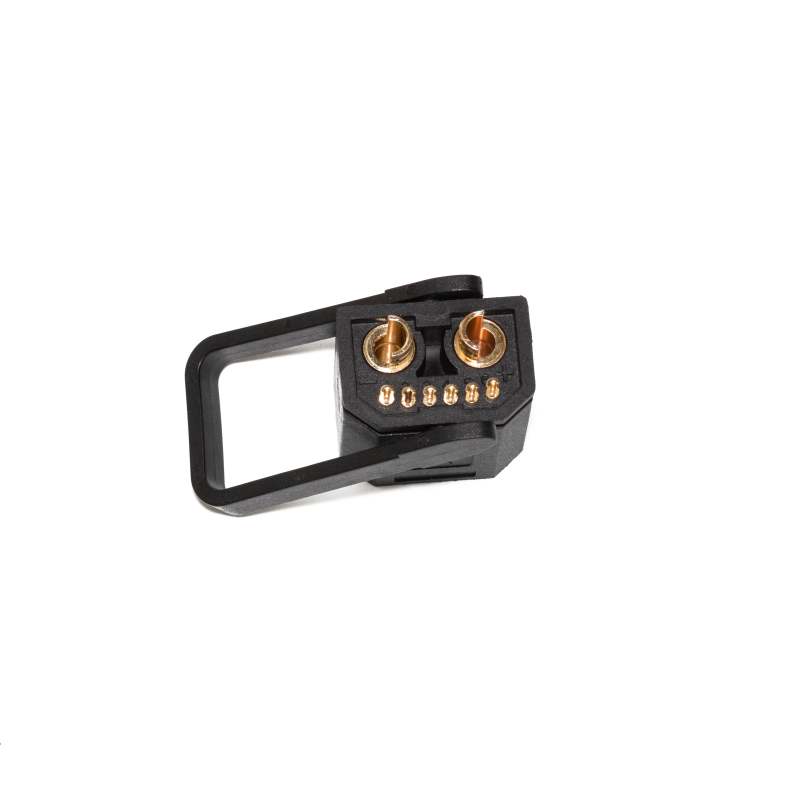 QS2+6 Male 6.0mm golden anti-spark 100A high current connector with 6P signal pins