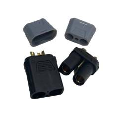 QC5-2P IC5-2P 5mm Bullet Connectors+2p signal Gold plated Plugs for RC Car ESC Battery solder connector Drone Lipo battery FPV Ebike power system