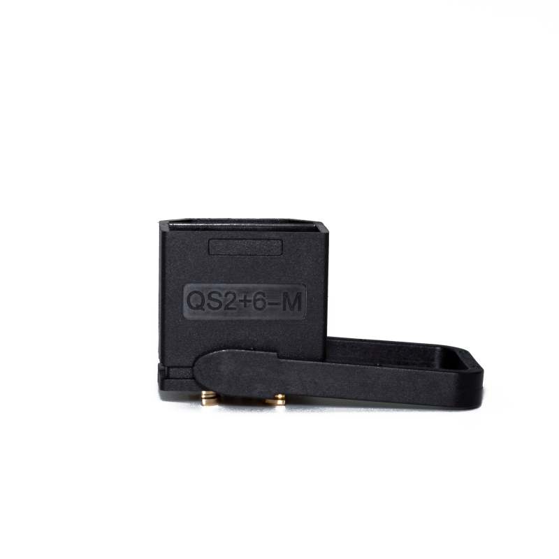 QS2+6 Male 6.0mm golden anti-spark 100A high current connector with 6P signal pins