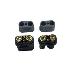 QC5-2P IC5-2P 5mm Bullet Connectors+2p signal Gold plated Plugs for RC Car ESC Battery solder connector Drone Lipo battery FPV Ebike power system