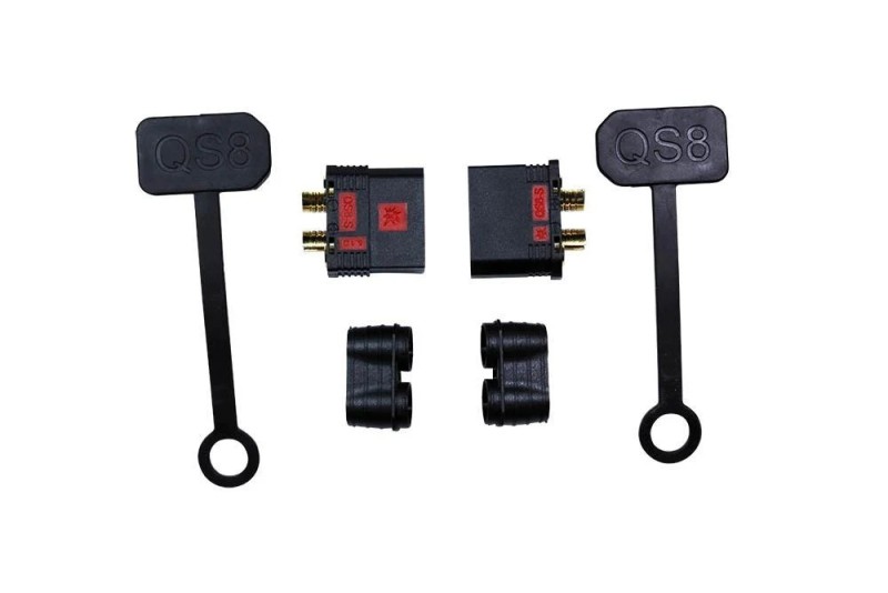 QS8 anti spark connector 15ohm for over 60V device+protective cover QIUSHANG