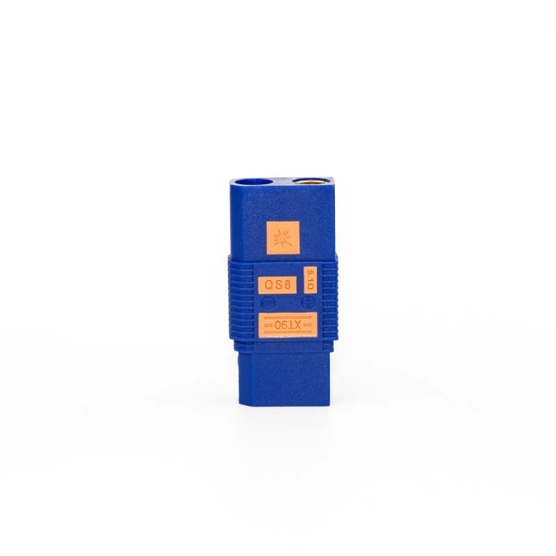 110A Large Current QS8 F to XT90 M Plug Anti-fire Lipo Battery Connector Gold-plated for eBike RC Plant Agriculture UAV Drone/Boat