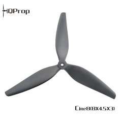 HQProp Cine8 (8X4.5X3) (2CW+2CCW) Black-Glass Fiber Reinforced Nylon