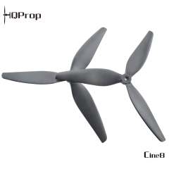 HQProp Cine8 (8X4.5X3) (2CW+2CCW) Black-Glass Fiber Reinforced Nylon