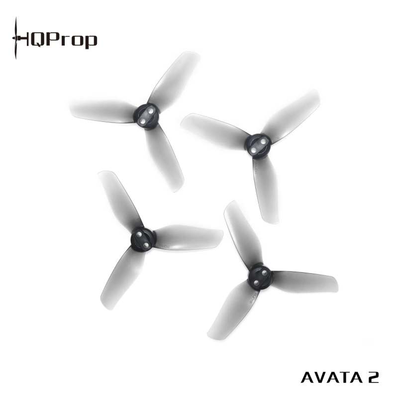 HQProp 3X3X3 for Avata 2 Grey (2CW+2CCW)-Poly Carbonate