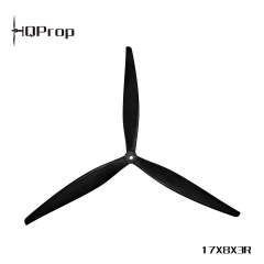 HQProp 17X8X3 (1CW+1CCW) Black-Glass Fiber Reinforced Nylon