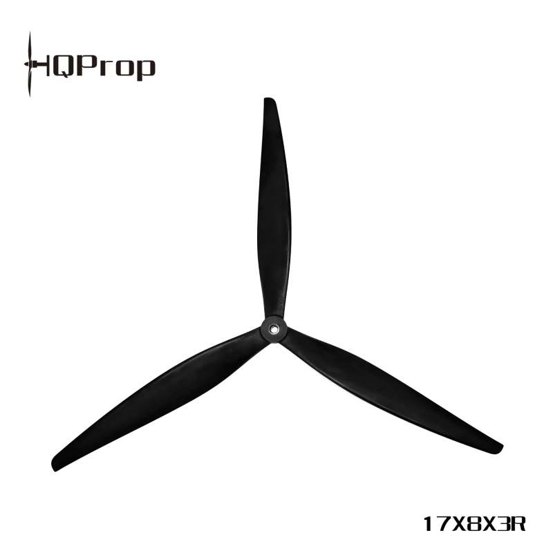 HQProp 17X8X3 (1CW+1CCW) Black-Glass Fiber Reinforced Nylon