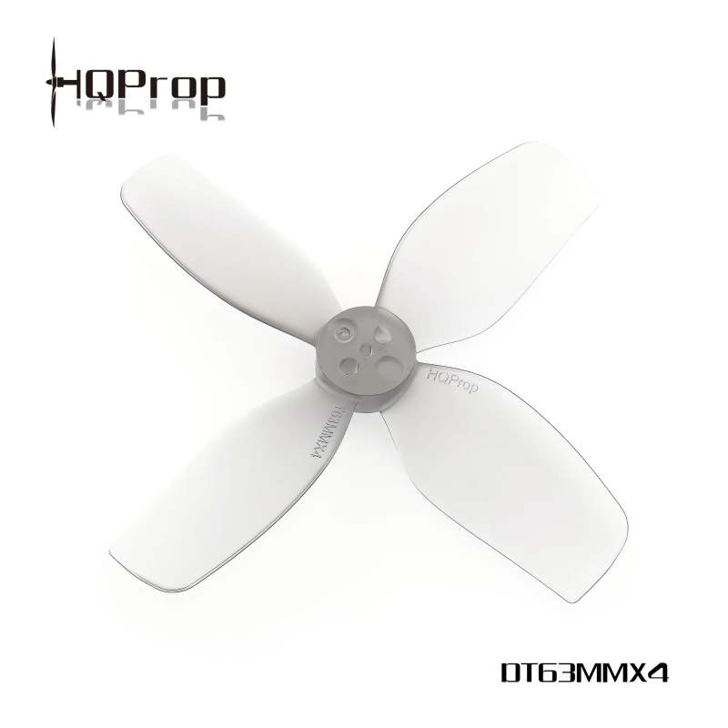 HQProp DT63MMX4 Light Grey (2CW+2CCW)-Poly Carbonate