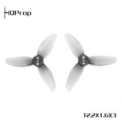 HQProp T2.2X1.6X3 Grey (2CW+2CCW)-Poly Carbonate