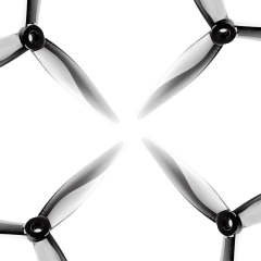 HQProp 7.5X3.7X3 Light Grey (2CW+2CCW)-Poly Carbonate