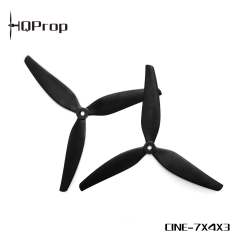 HQProp Cine7(7X4X3) (2CW+2CCW) Black-Glass Fiber Reinforced Nylon