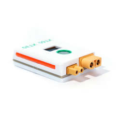 Built-in digital voltage display showing LiPo battery voltage — KONKER SCP