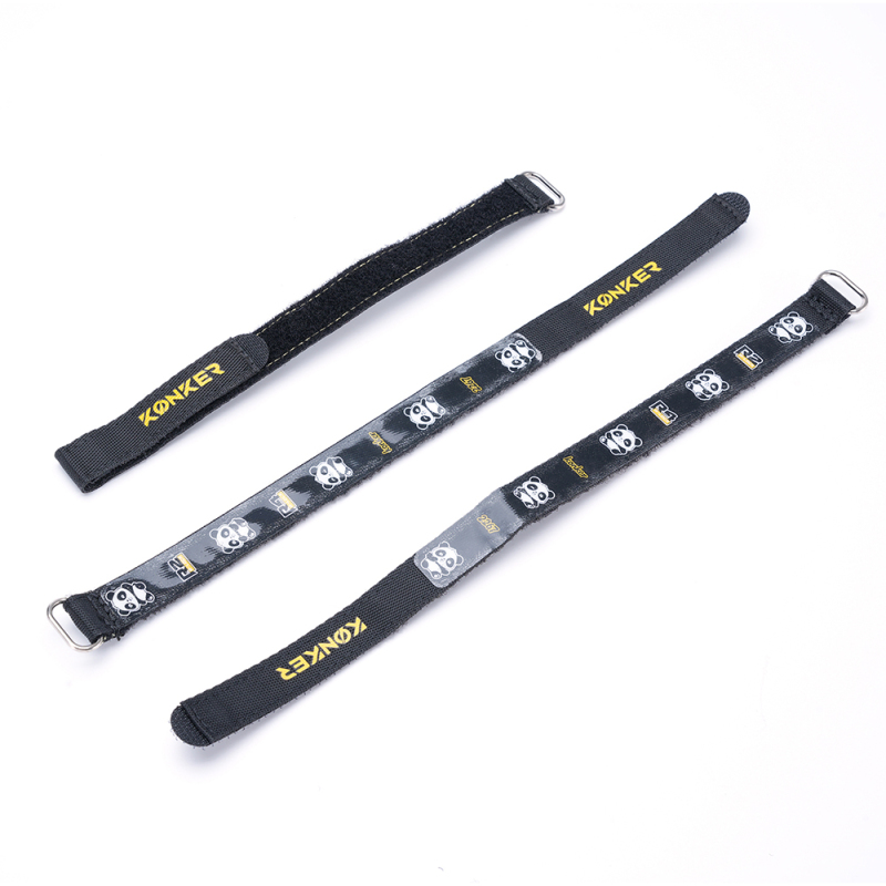 KONKER FPV Drone Battery Strap 15X260mm Kevlar Panda Print - 1pc