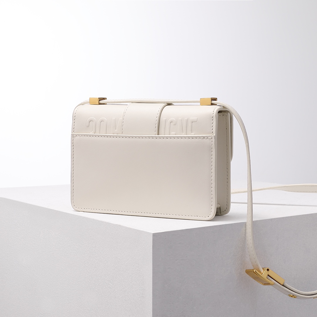 D1or Ladies Bag 30 Montaigne Mini 9006mini White 15*11*4cm