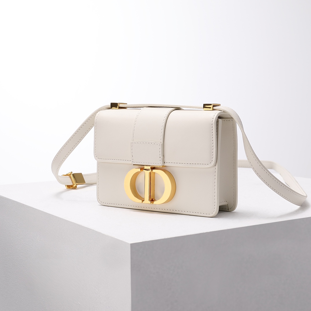 D1or Ladies Bag 30 Montaigne Mini 9006mini White 15*11*4cm