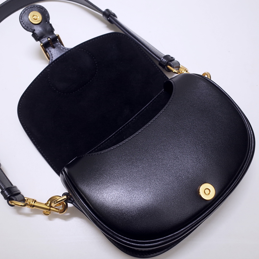 Dior Ladies Bag Bobby East-West 2020 Black 18*14*5cm