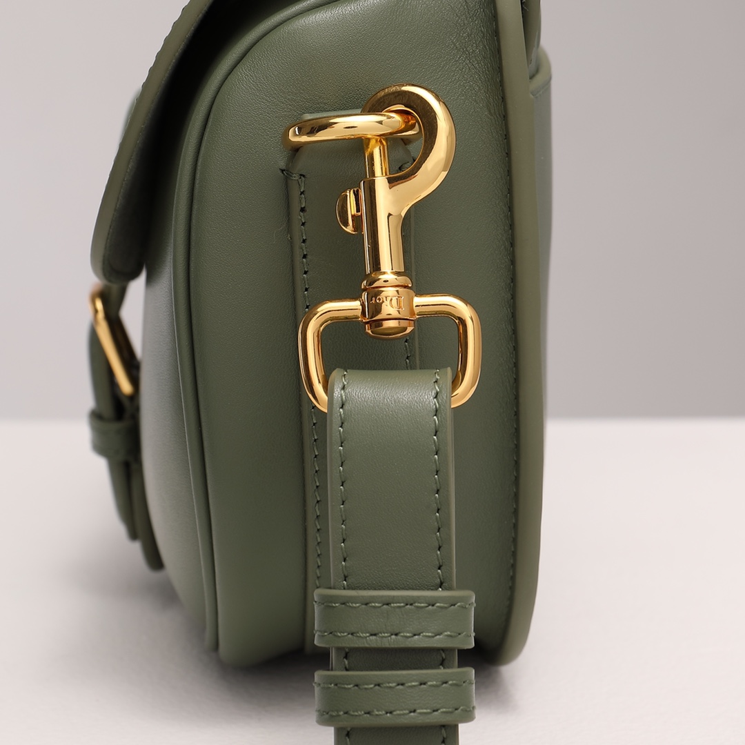 Dior Ladies Bag Bobby East-West 2020 Dark Green 22*17*6cm
