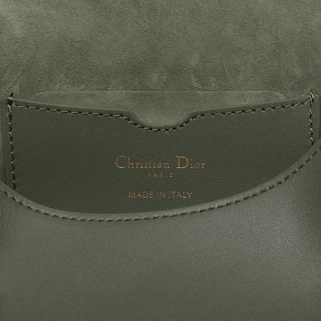 Dior Ladies Bag Bobby East-West 2020 Dark Green 22*17*6cm